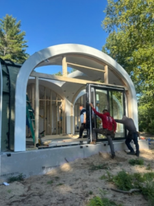 Sustainable building project in Wakefield NH
